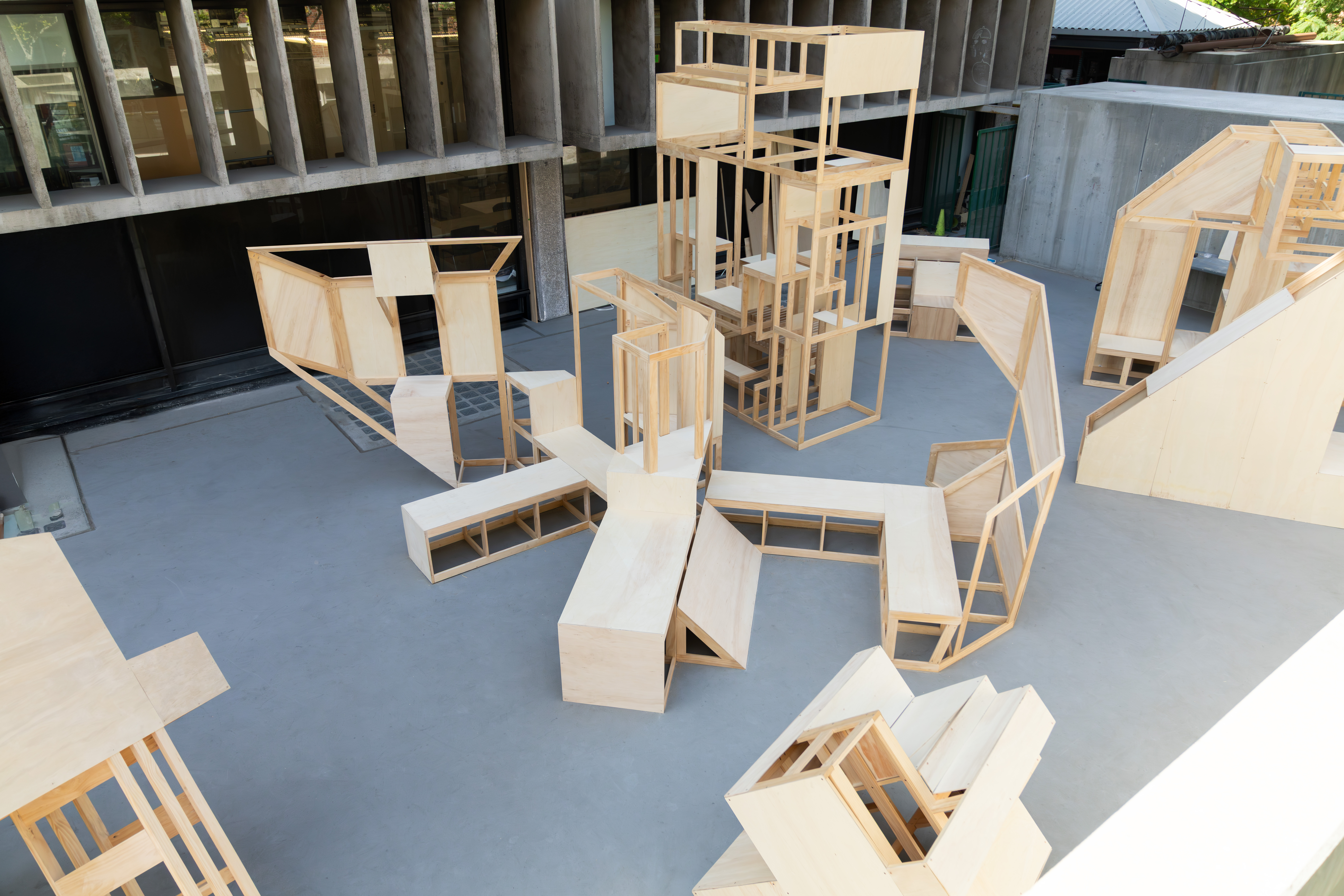 Model overall axonometric view