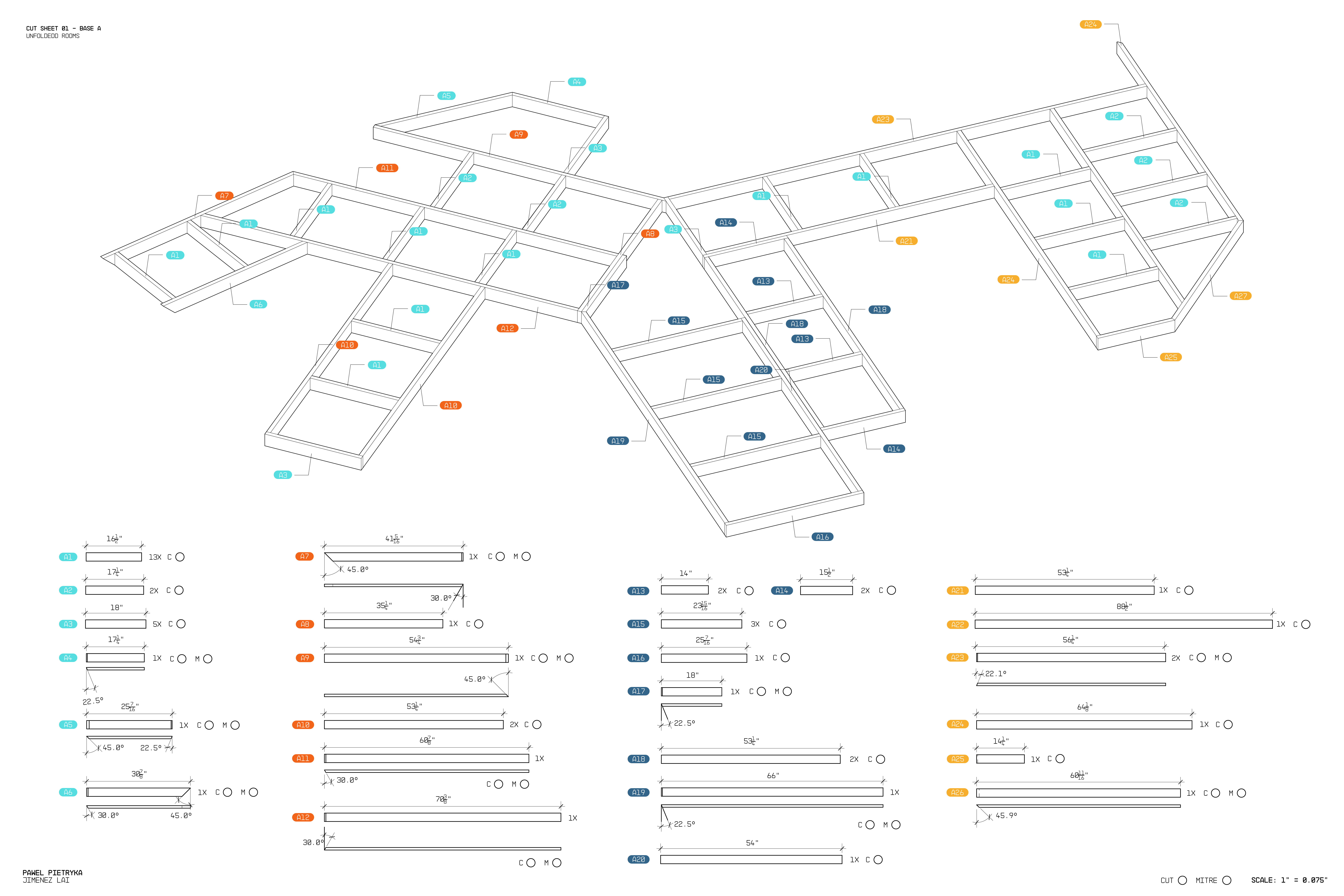 Model overall axonometric view