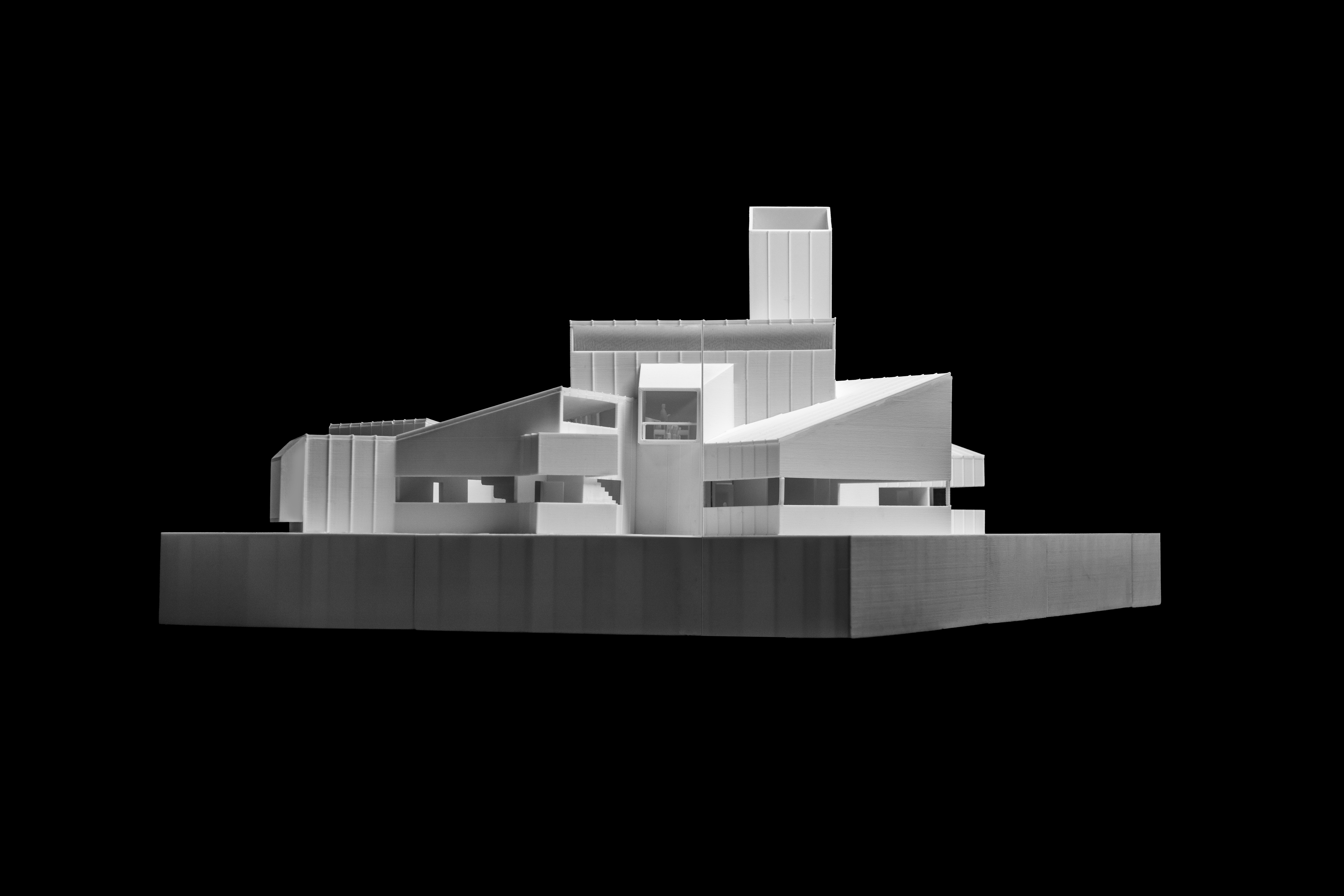 Model overall axonometric view