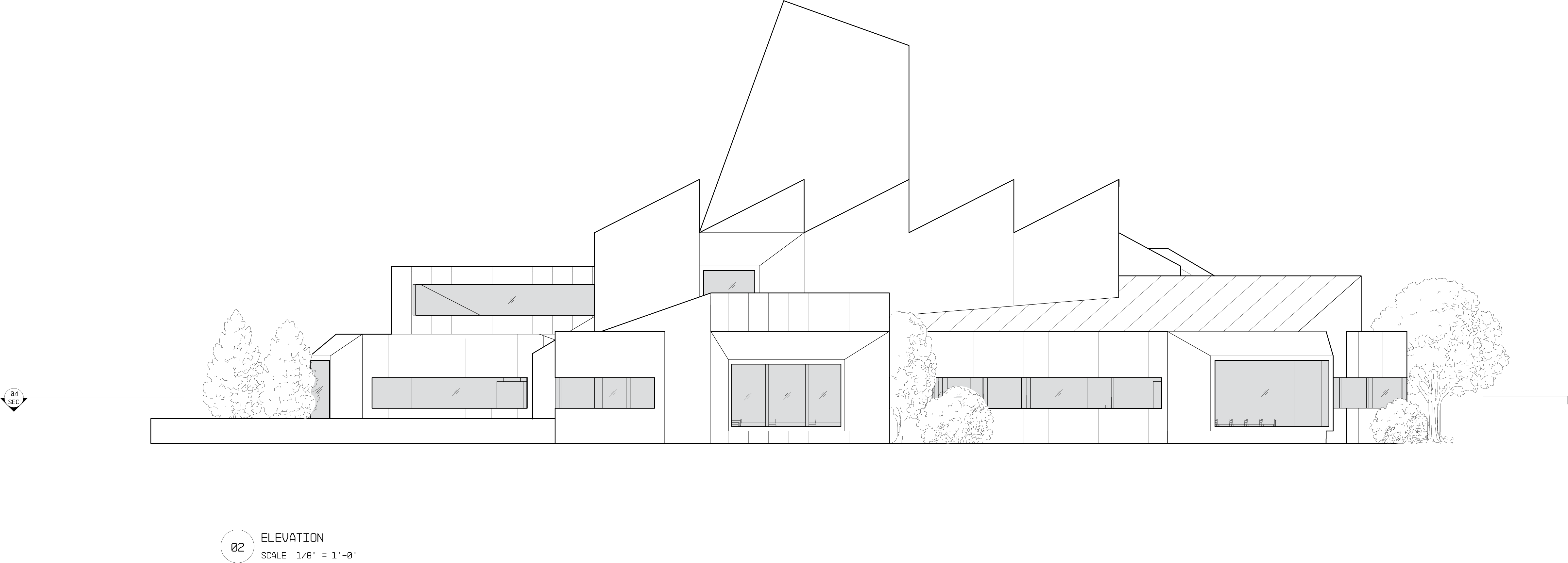 Model overall axonometric view