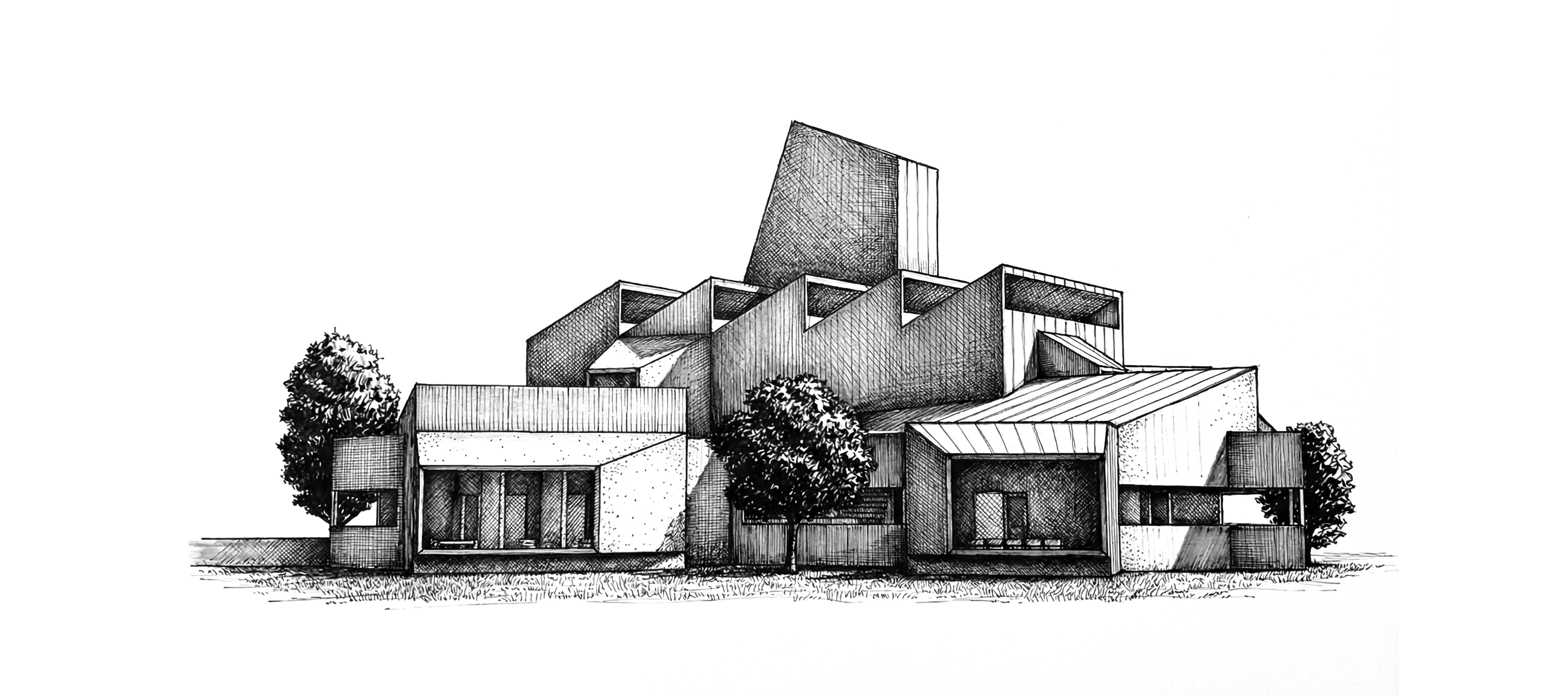 Model overall axonometric view