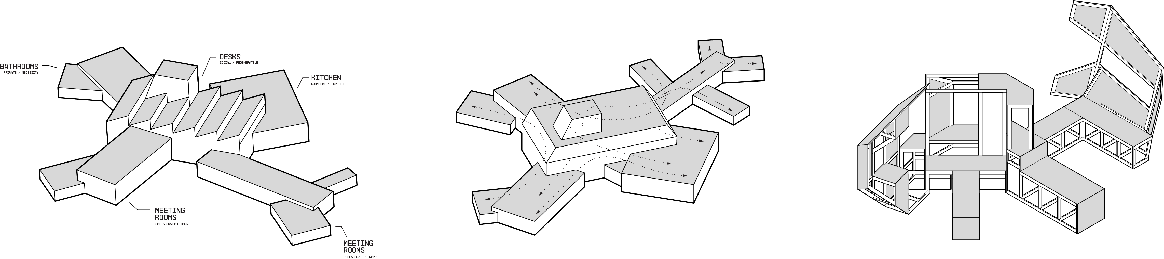Model overall axonometric view