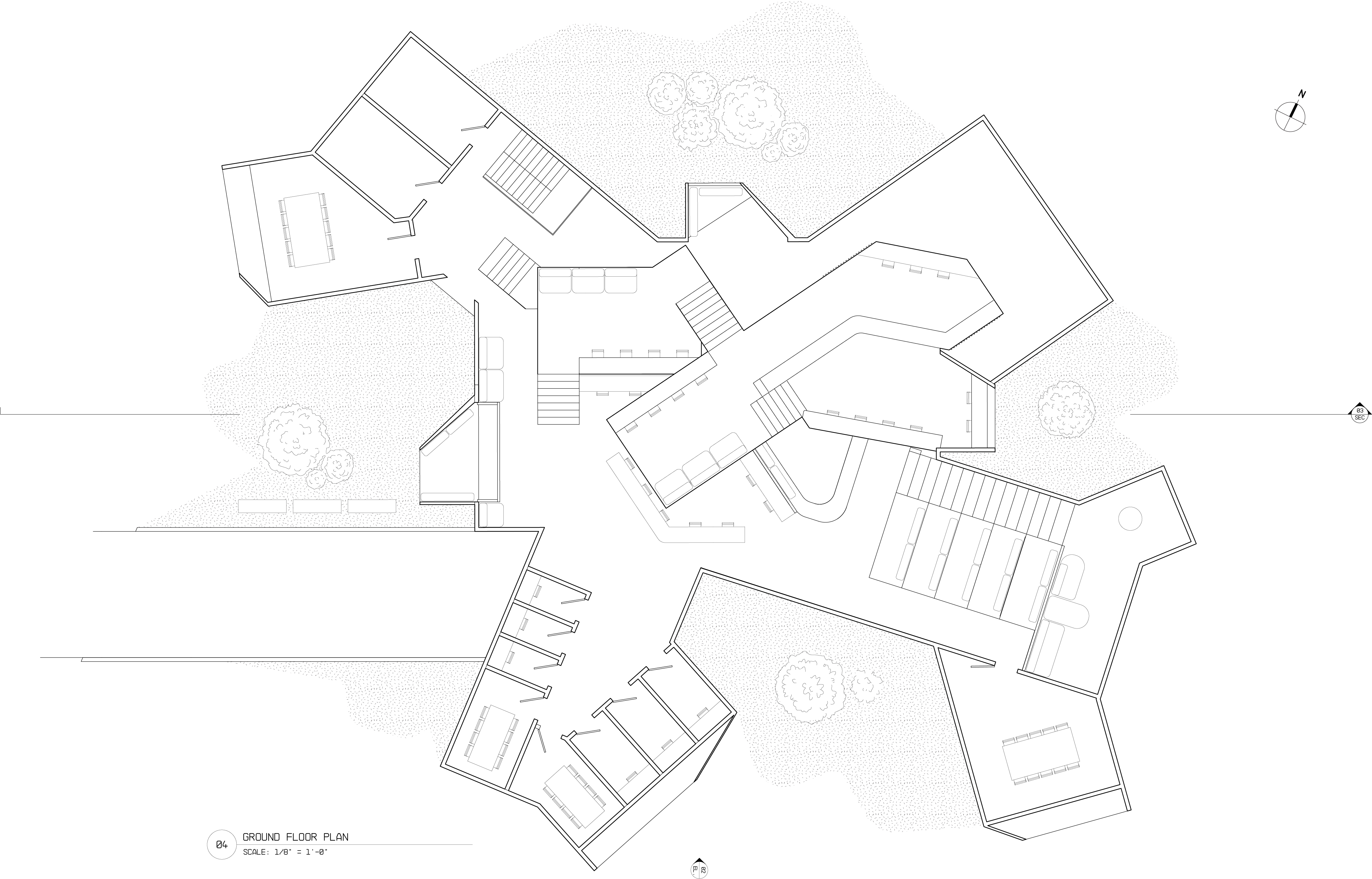 Model overall axonometric view