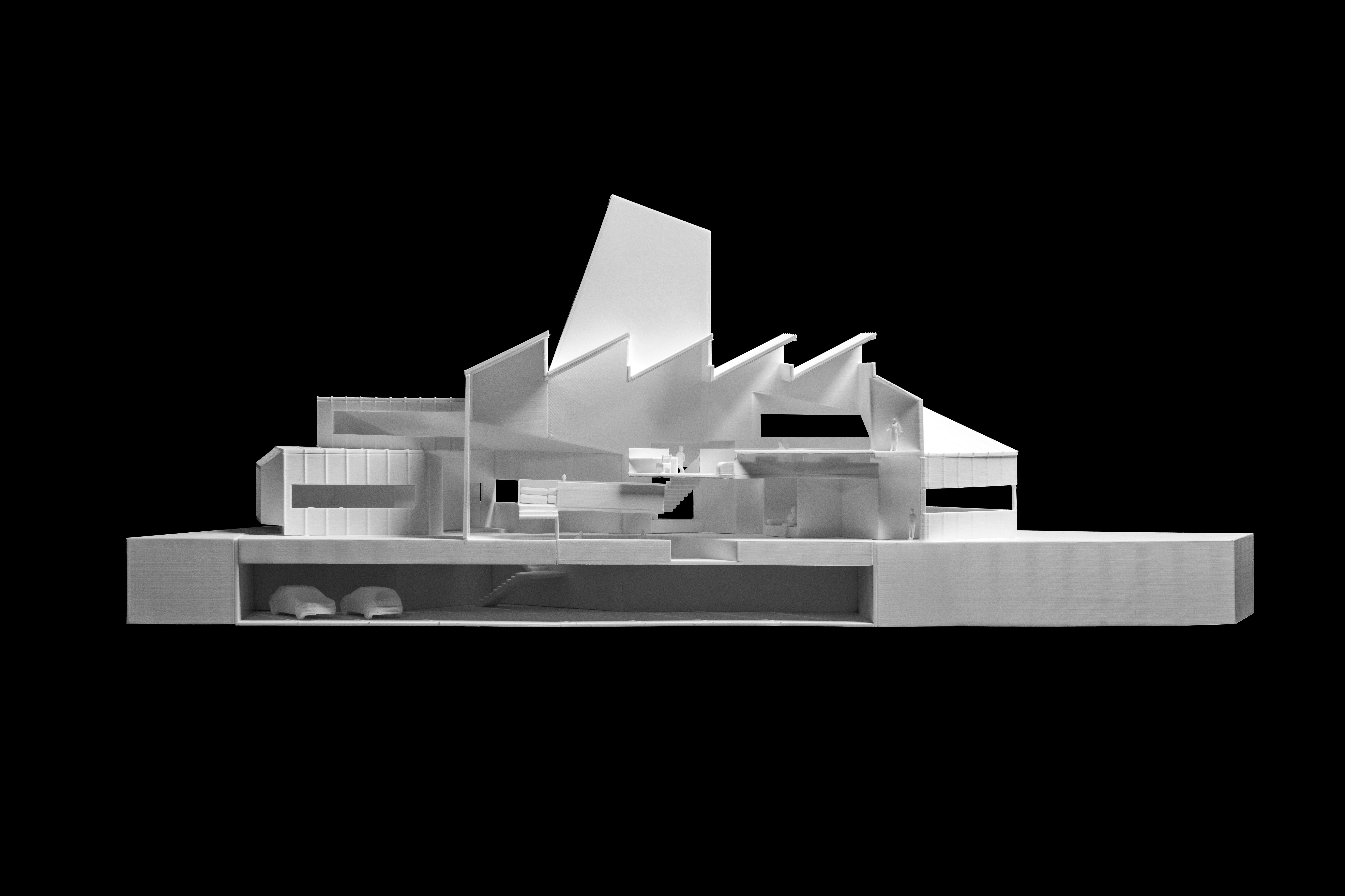 Model overall axonometric view