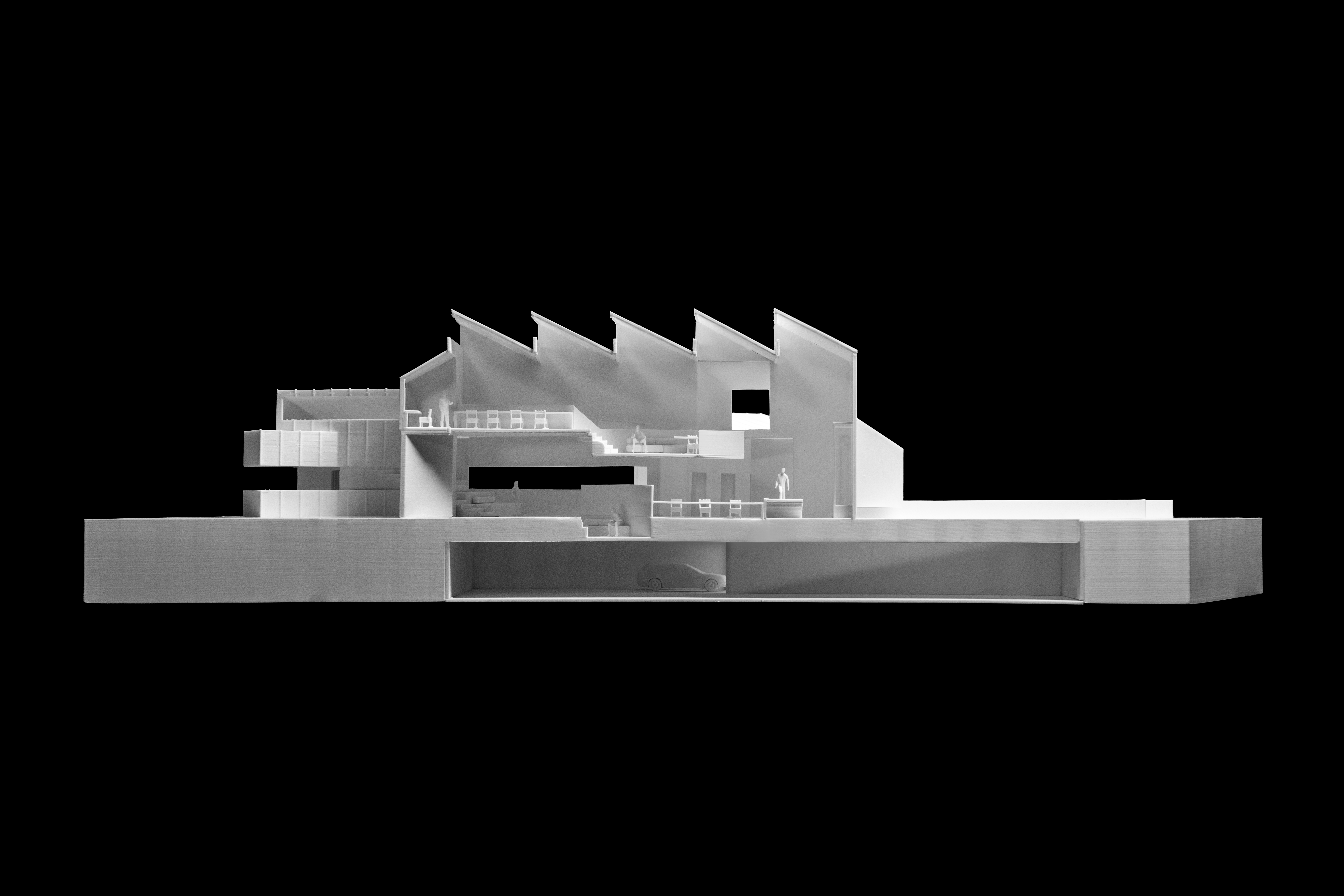 Model overall axonometric view